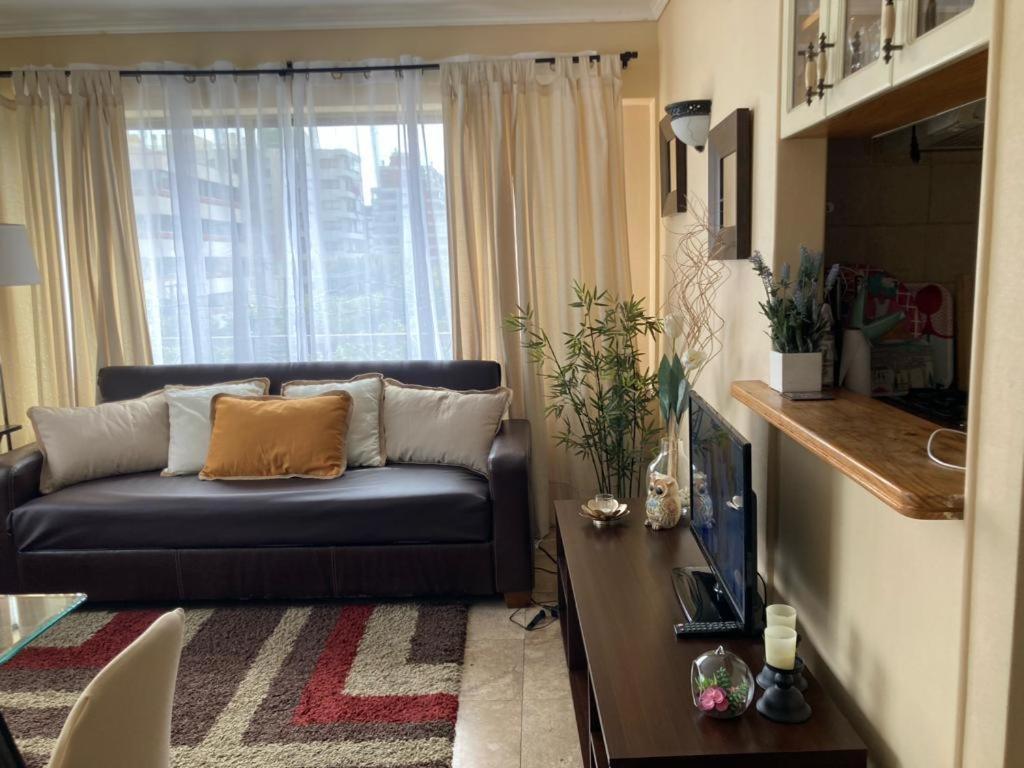 Acogedor Departamento Amoblado Poniente 2d 1b * Vina del Mar